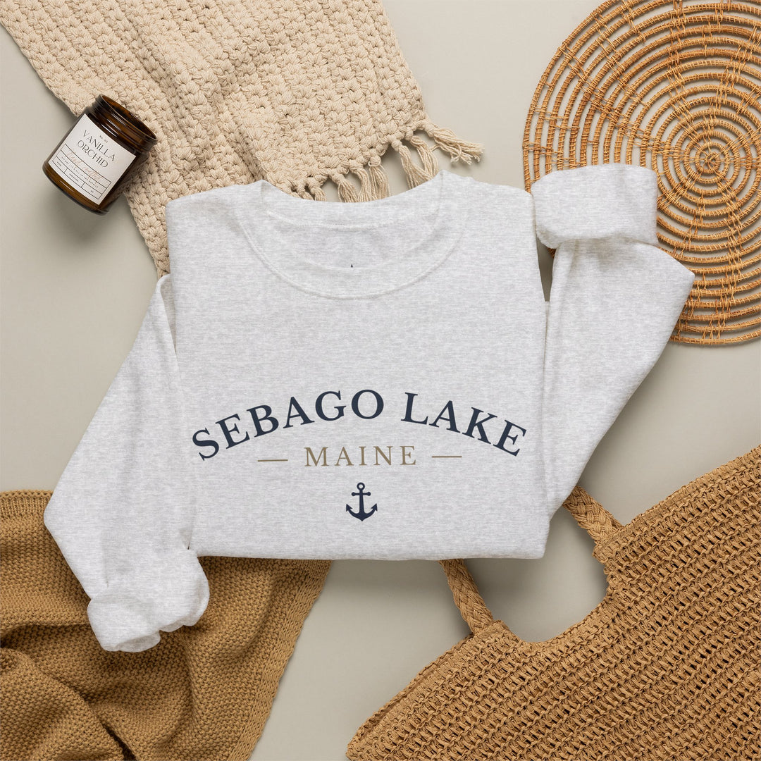 Sebago Lake Maine Crewneck Sweatshirt