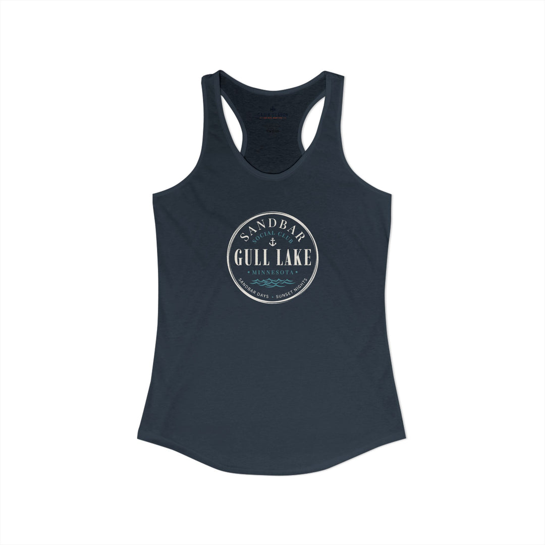 Gull Lake Sandbar Social Club Women’s Racerback Tank Top