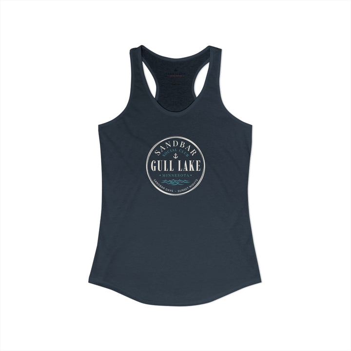 Gull Lake Sandbar Social Club Women’s Racerback Tank Top