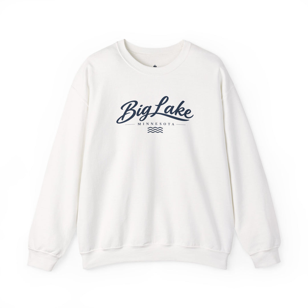Big Lake Minnesota Crewneck Sweatshirt - Vintage Lake Script Shirt