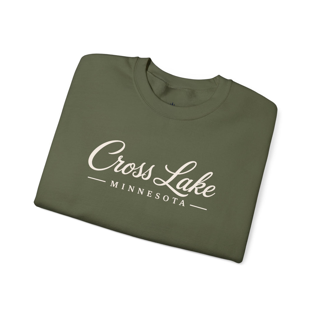 Cross Lake Minnesota Crewneck Sweatshirt