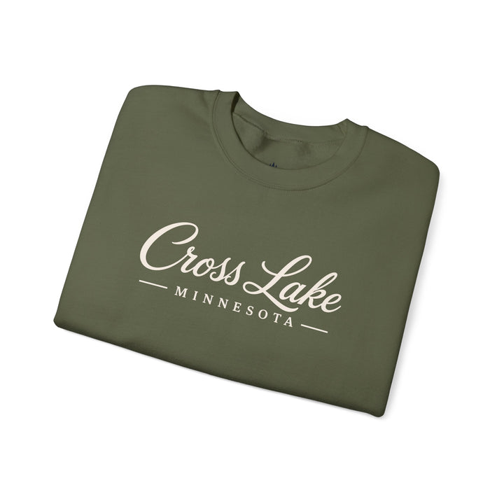 Cross Lake Minnesota Crewneck Sweatshirt