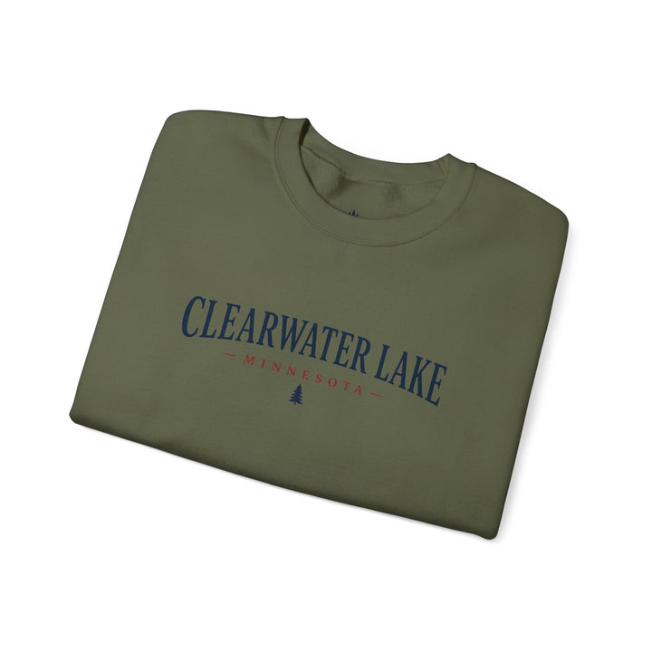 Clearwater Lake Minnesota Crewneck Sweatshirt