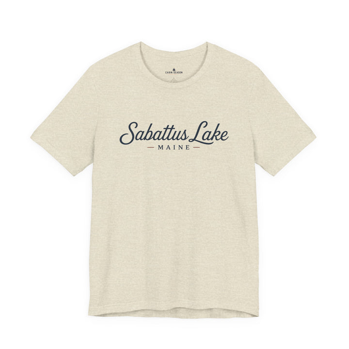 Sabattus Lake Maine Tee — Classic Maine Lake T‑Shirt