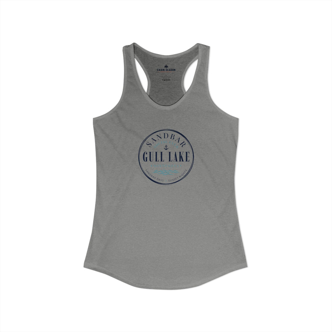 Gull Lake Sandbar Social Club Women’s Racerback Tank Top