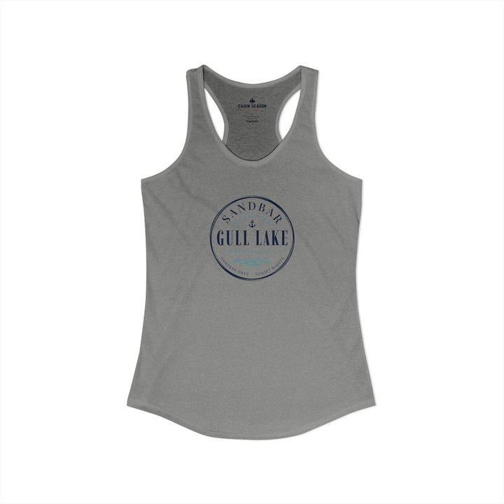 Gull Lake Sandbar Social Club Women’s Racerback Tank Top