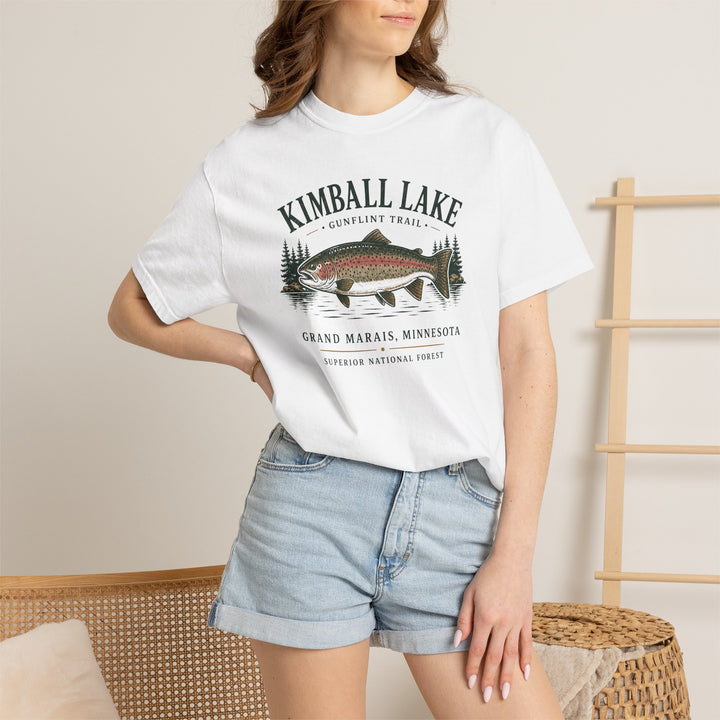 Kimball Lake T‑Shirt — Trout Fishing Minnesota Lake Tee