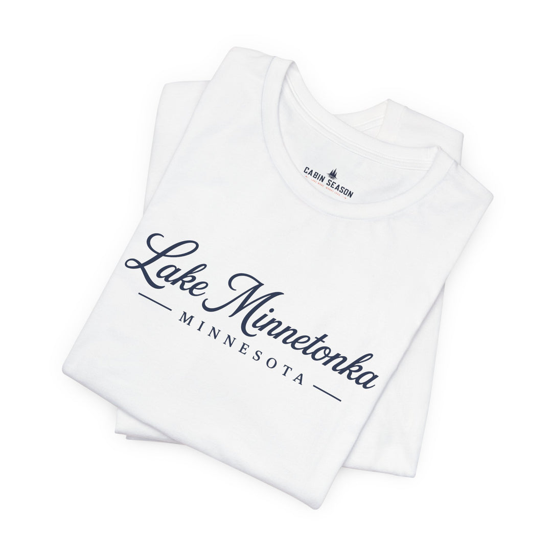 Lake Minnetonka Tee - Minnesota Lake Script Shirt