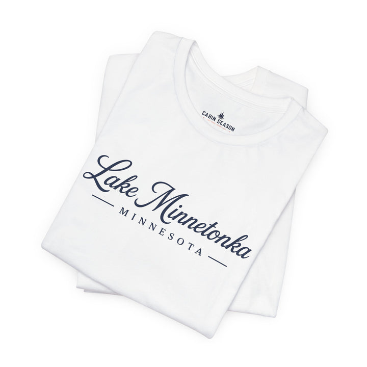 Lake Minnetonka Tee - Minnesota Lake Script Shirt