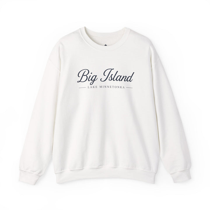 Big Island Crewneck Sweatshirt - Lake Minnetonka Script Pullover