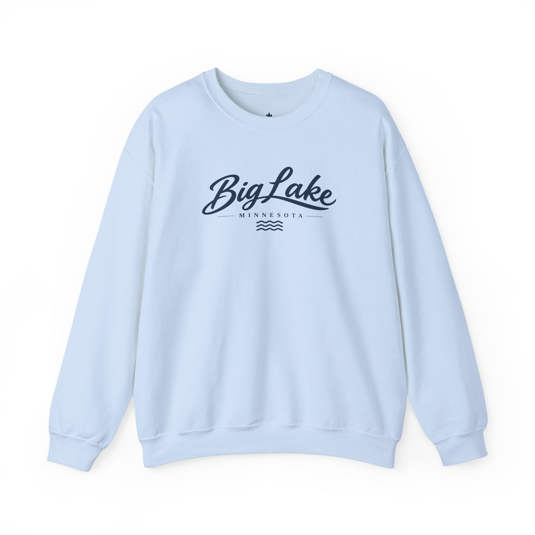 Big Lake Minnesota Crewneck Sweatshirt - Vintage Lake Script Shirt