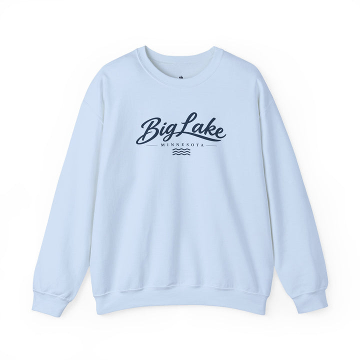 Big Lake Minnesota Crewneck Sweatshirt - Vintage Lake Script Shirt
