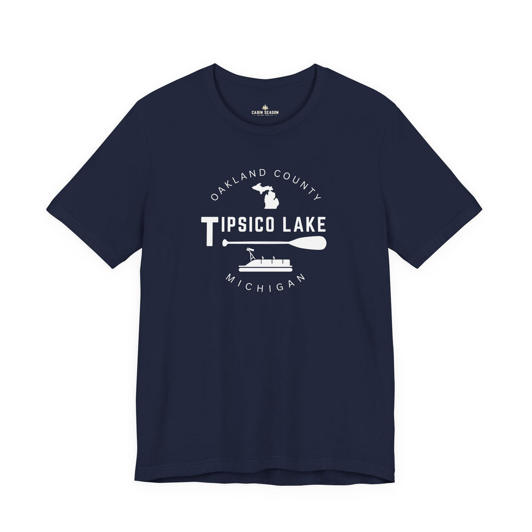 Tipsico Lake Tee — Oakland County Michigan Lake Shirt
