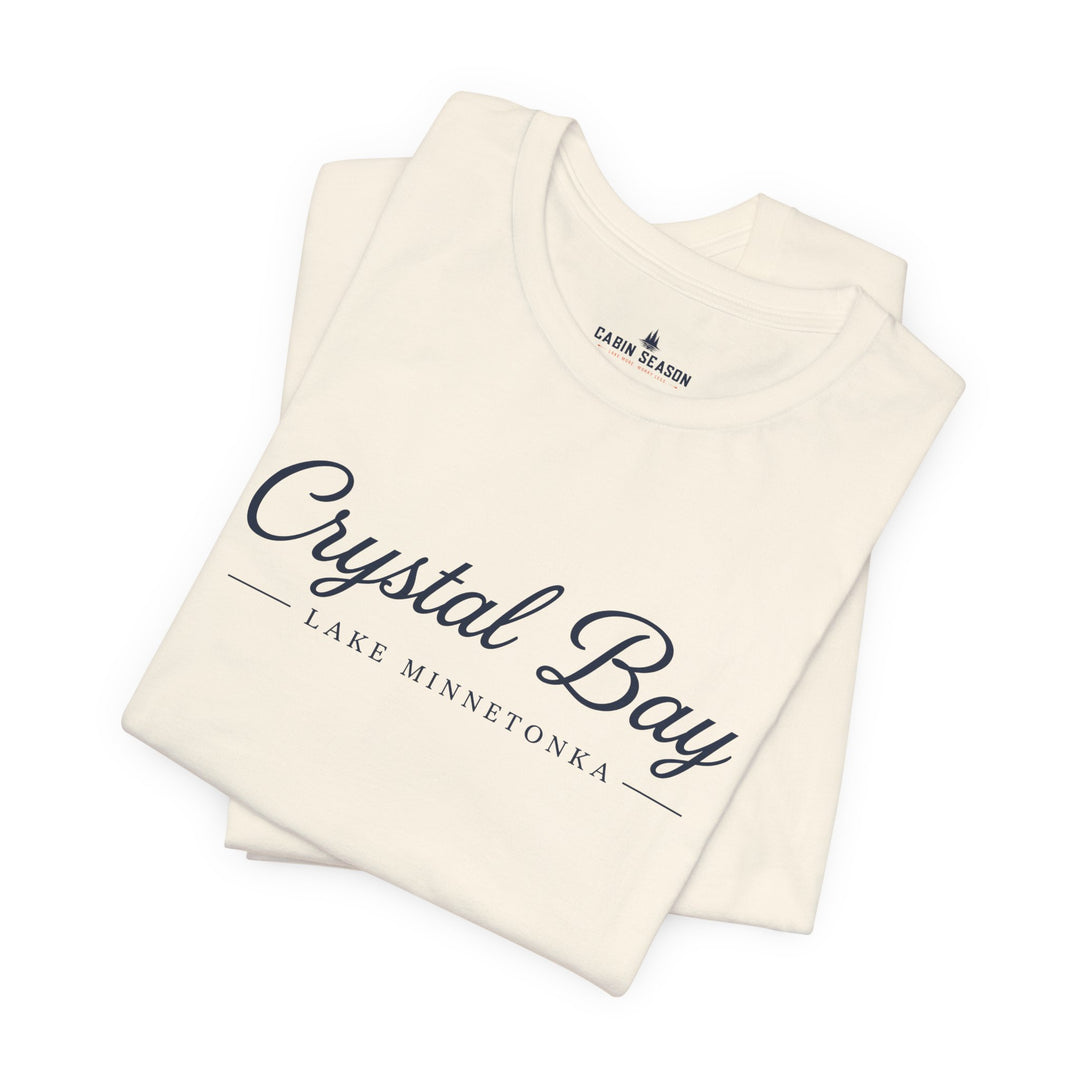 Crystal Bay Lake Minnetonka Tee - Lake Minnetonka Script T‑Shirt