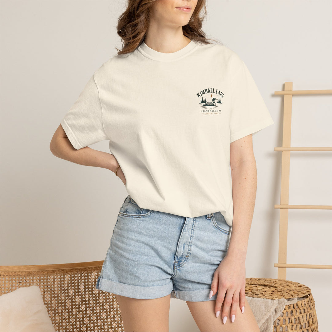 Kimball Lake T‑Shirt — Gunflint Trail Minnesota Lake Tee