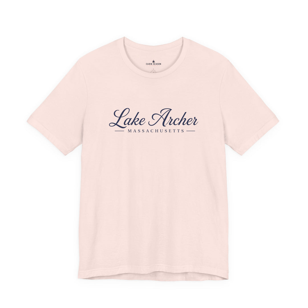 Lake Archer Massachusetts Script T-Shirt