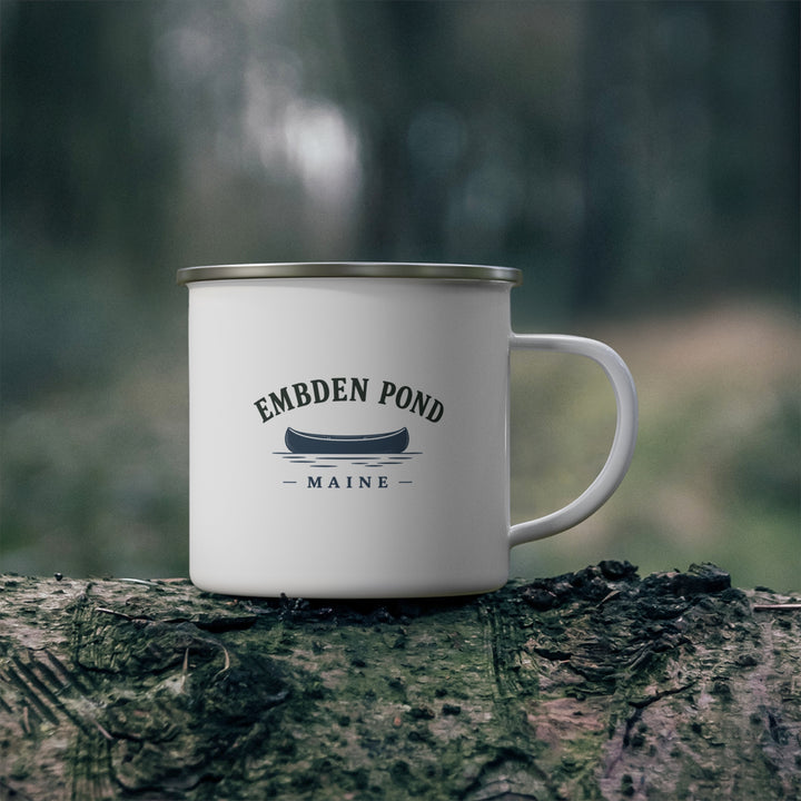 Embden Pond Camping Mug — Maine Canoe Lake Coffee Cup