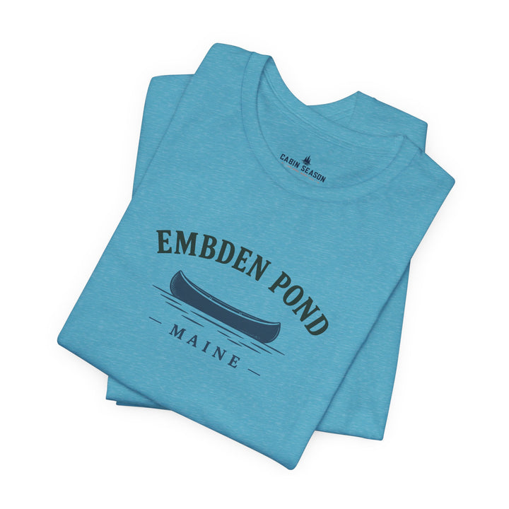 Embden Pond Maine Canoe Tee