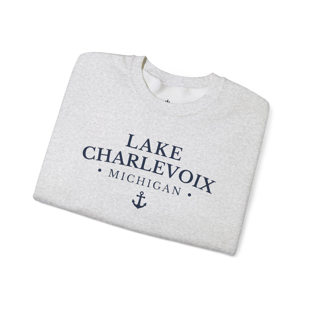 Lake Charlevoix Michigan Crewneck Sweatshirt