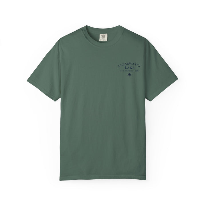 Clearwater Lake- Deerwood, MN Tee — "Timeless Waters. Lasting Memories" Shirt