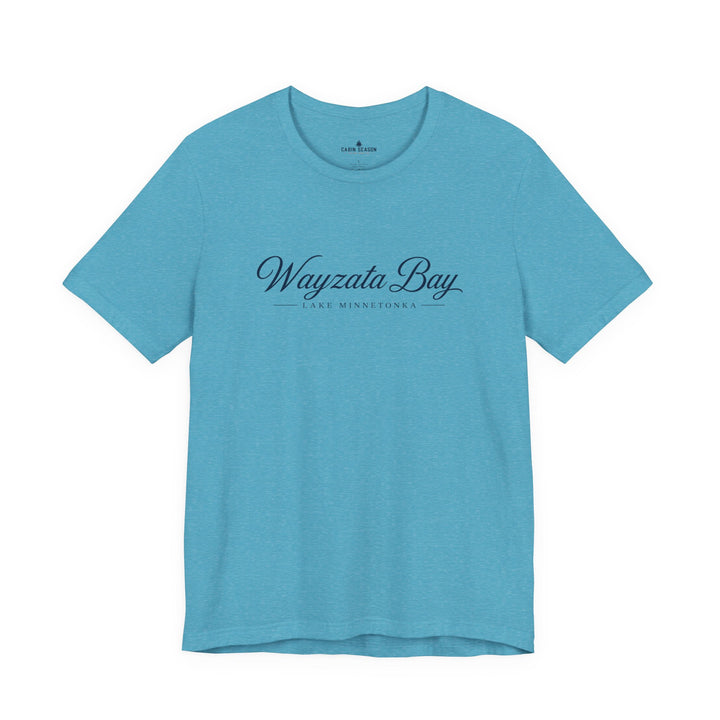 Wayzata Bay Script Tee - Minnesota Lake Script T-Shirt