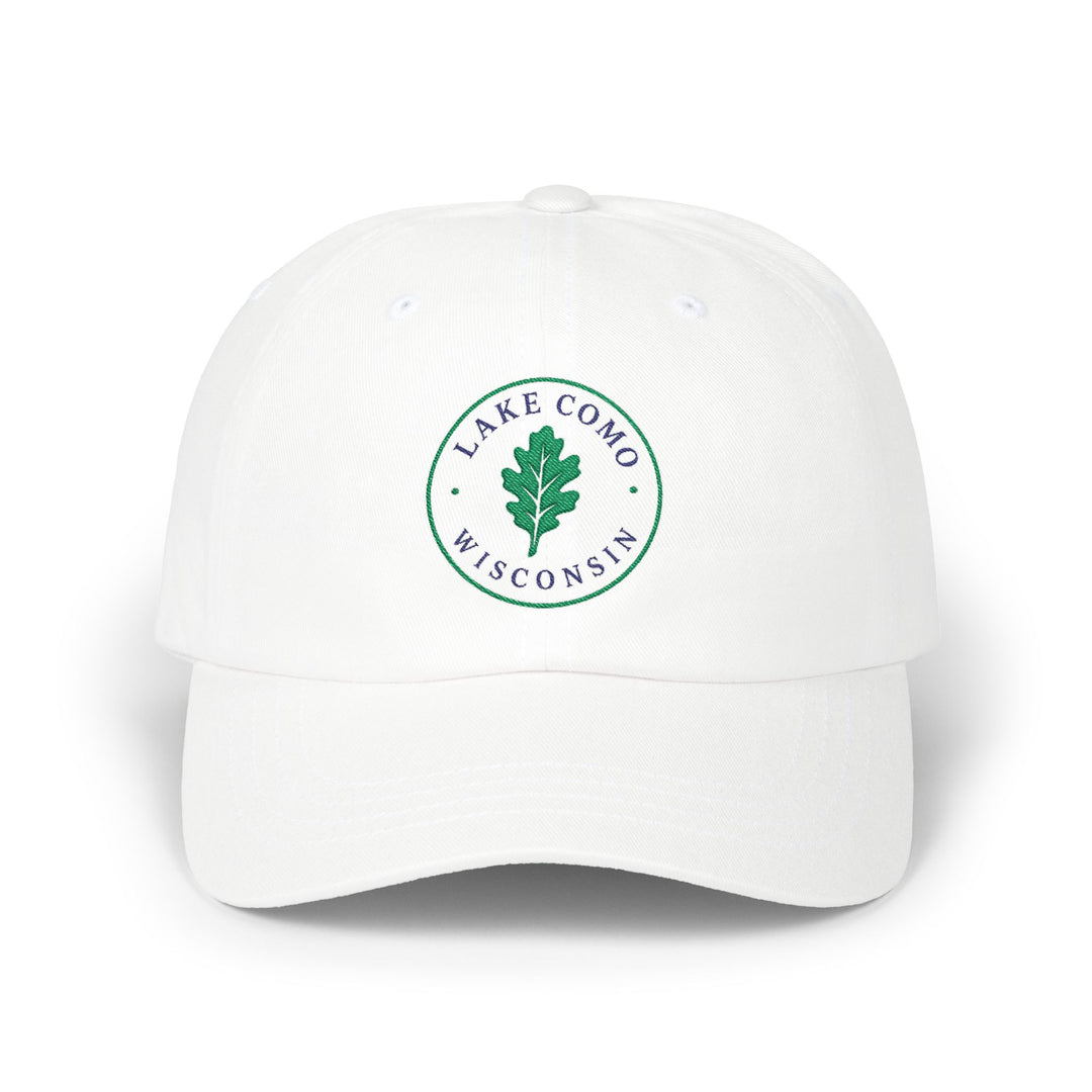 Lake Como Wisconsin Hat— Embroidered Lake Como Oak Hat