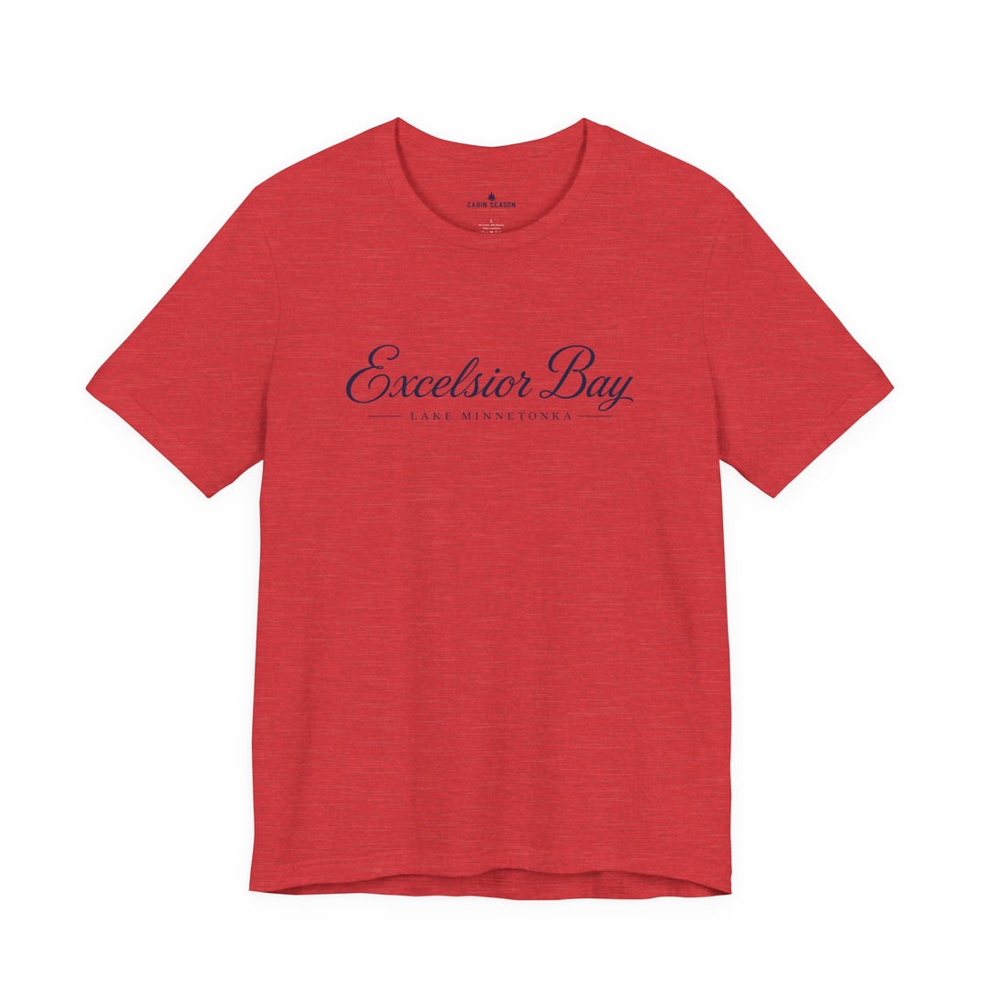 Excelsior Bay Lake Minnesota Script Tee