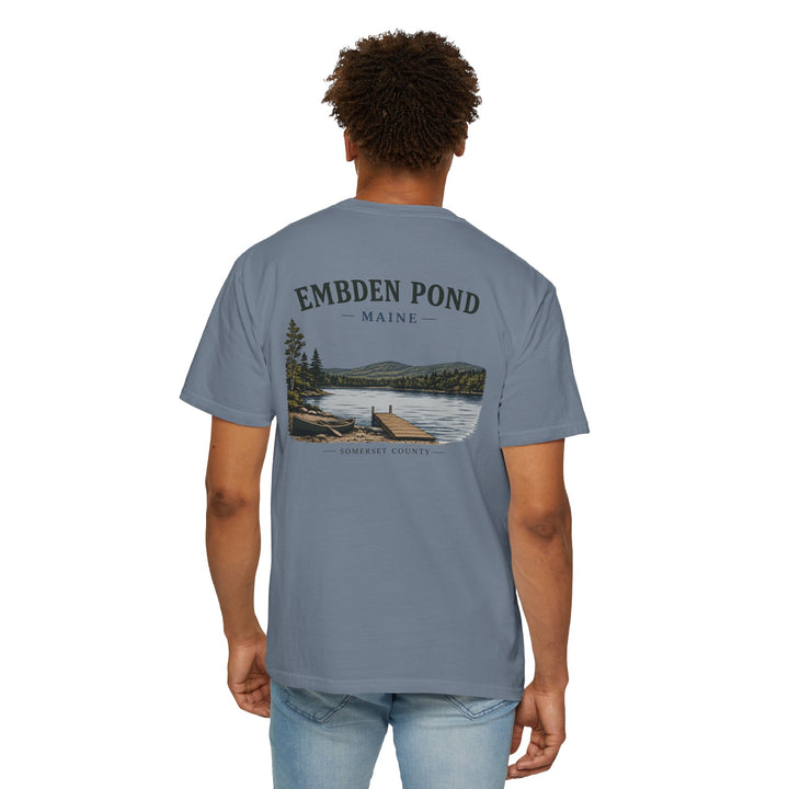 Embden Pond Maine T-Shirt — Scenic Lake Graphic Tee