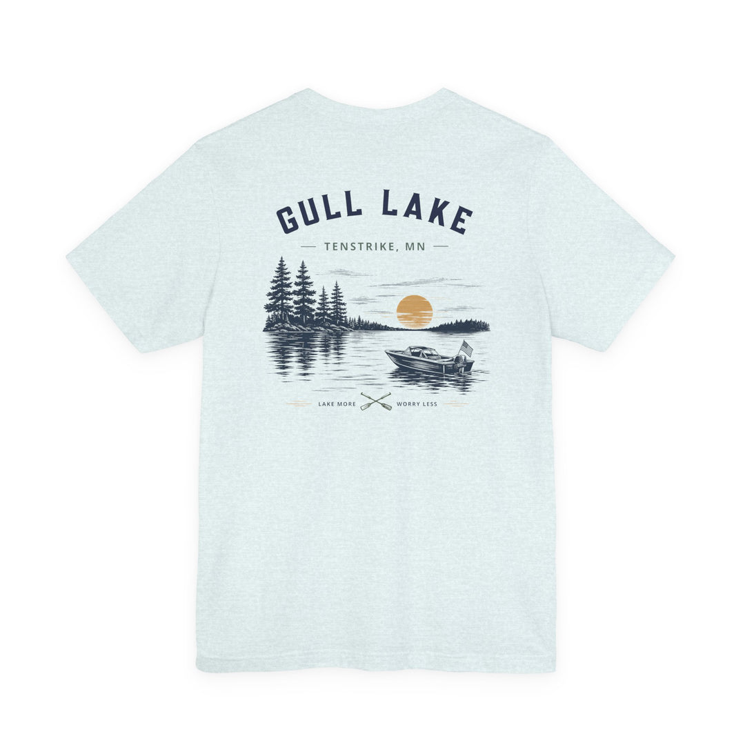 Gull Lake Tenstrike, MN Shirt -  Lake More Worry Less Tee