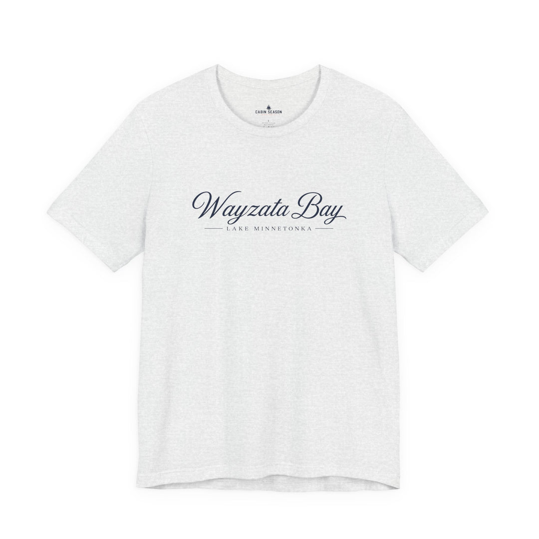 Wayzata Bay Script Tee - Minnesota Lake Script T-Shirt