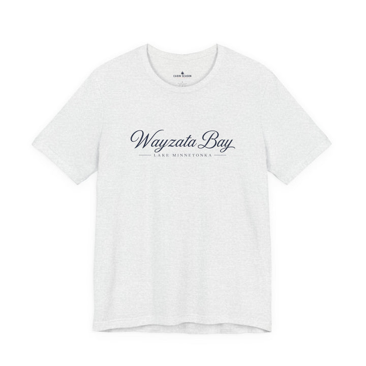 Wayzata Bay Script Tee - Minnesota Lake Script T-Shirt