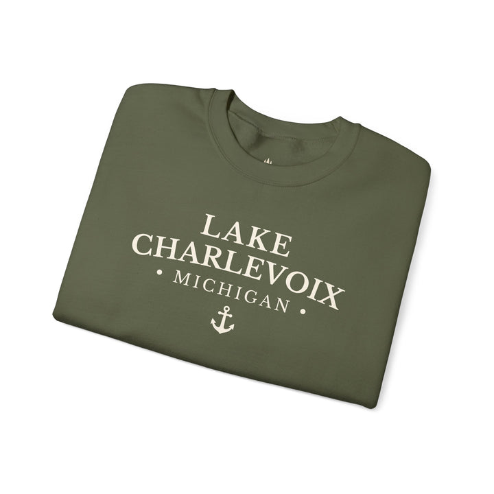 Lake Charlevoix Michigan Crewneck Sweatshirt