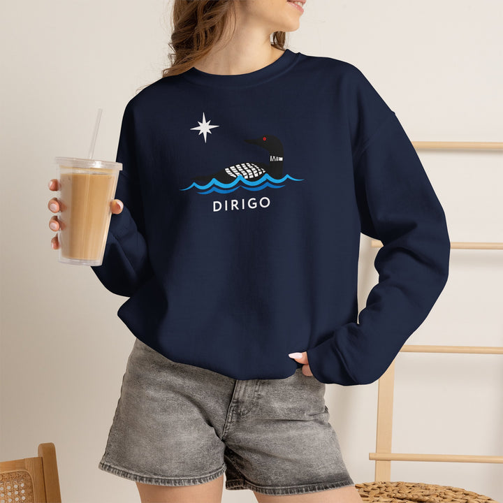 Maine Dirigo Loon Crewneck Sweatshirt