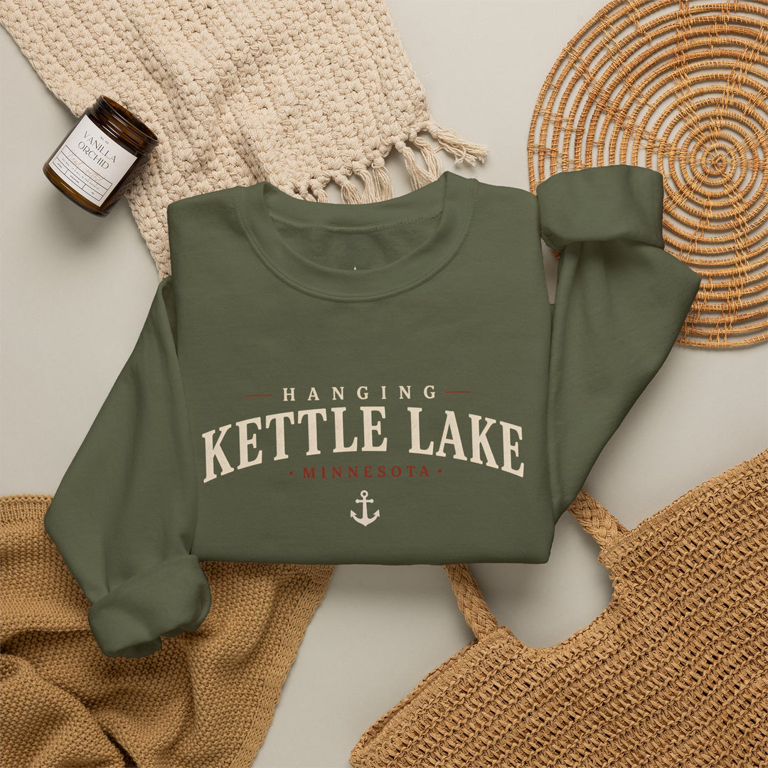Hanging Kettle Lake Minnesota Crewneck Sweatshirt