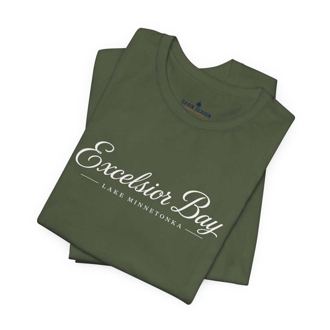 Excelsior Bay Lake Minnesota Script Tee