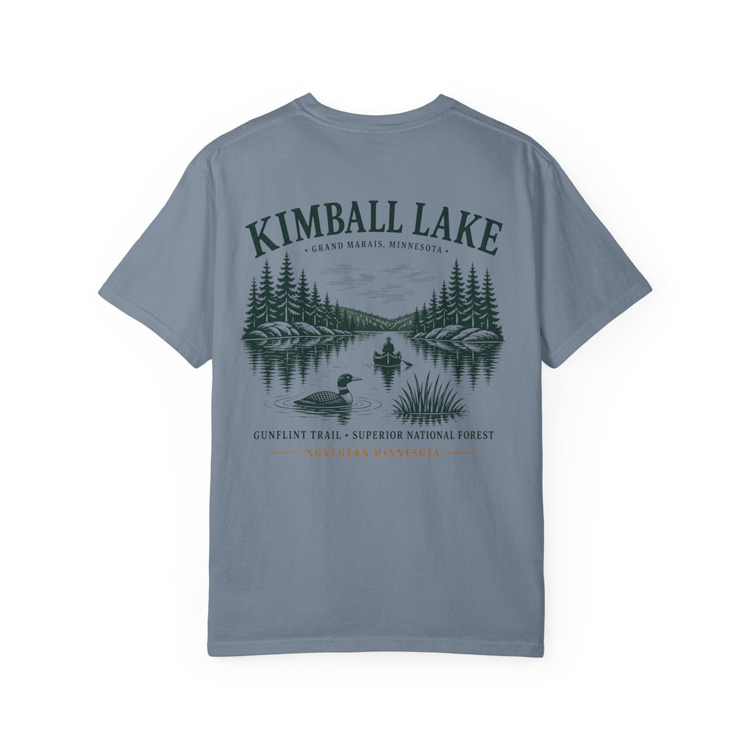 Kimball Lake T‑Shirt — Gunflint Trail Minnesota Lake Tee