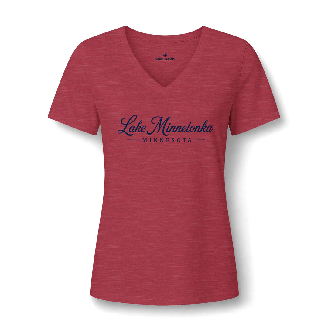 Lake Minnetonka V-Neck Tee — &