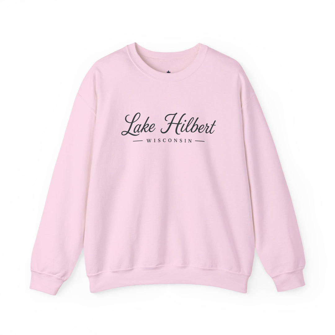 Lake Hilbert Wisconsin Crewneck Sweatshirt