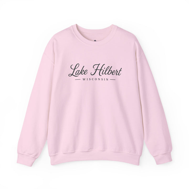 Lake Hilbert Wisconsin Crewneck Sweatshirt