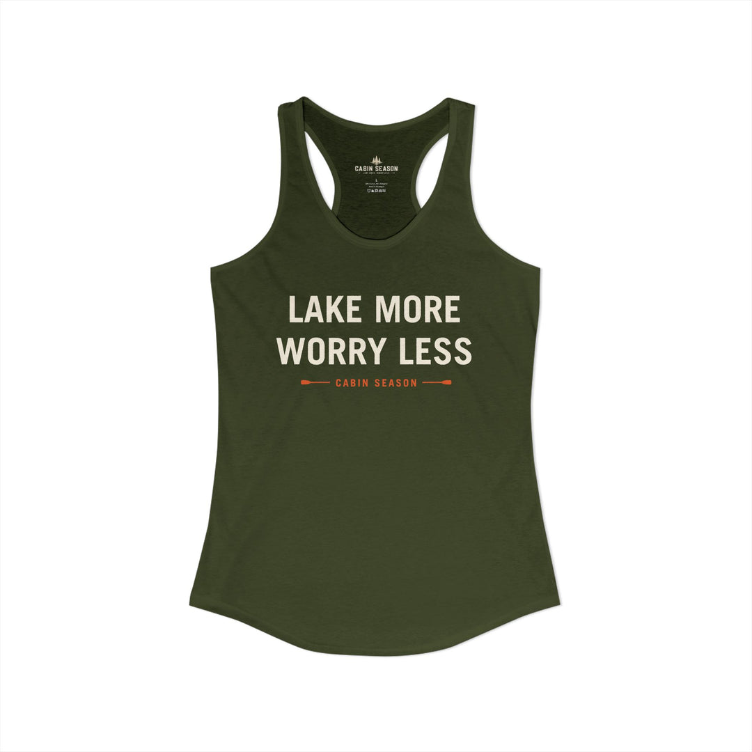 Lake More Worry Less Women&