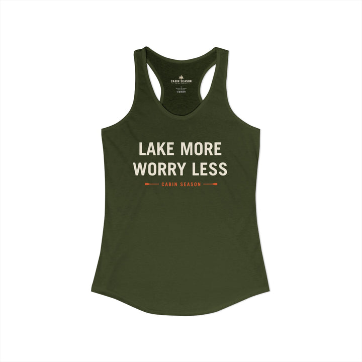 Lake More Worry Less Women&
