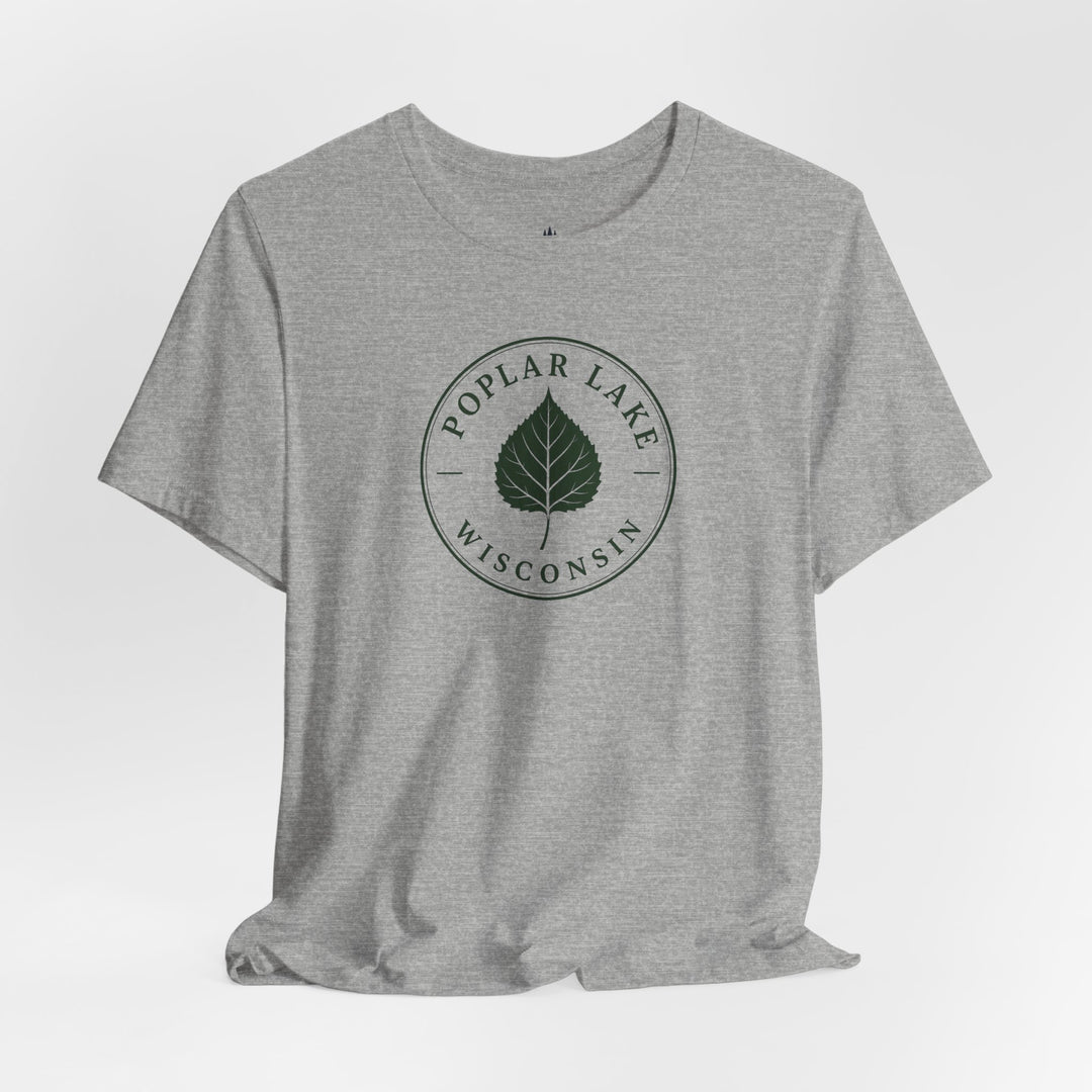 Poplar Lake Wisconsin Tee — Poplar Lake Leaf T-Shirt