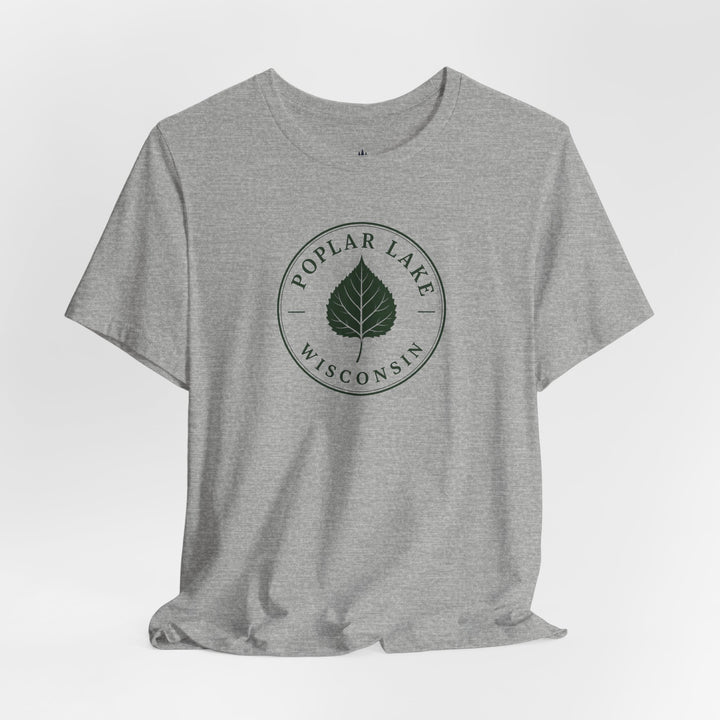 Poplar Lake Wisconsin Tee — Poplar Lake Leaf T-Shirt