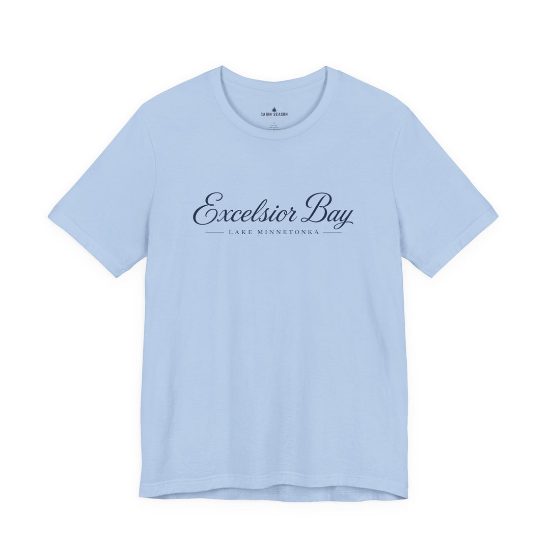 Excelsior Bay Lake Minnesota Script Tee