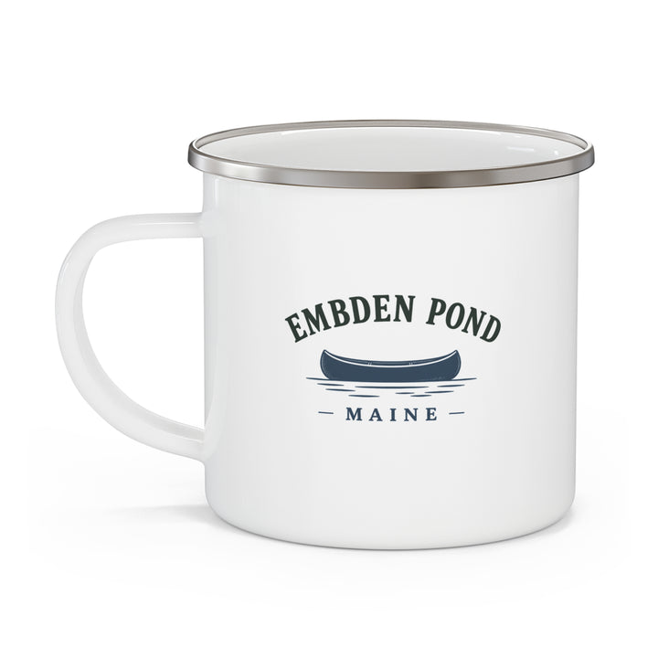 Embden Pond Camping Mug — Maine Canoe Lake Coffee Cup