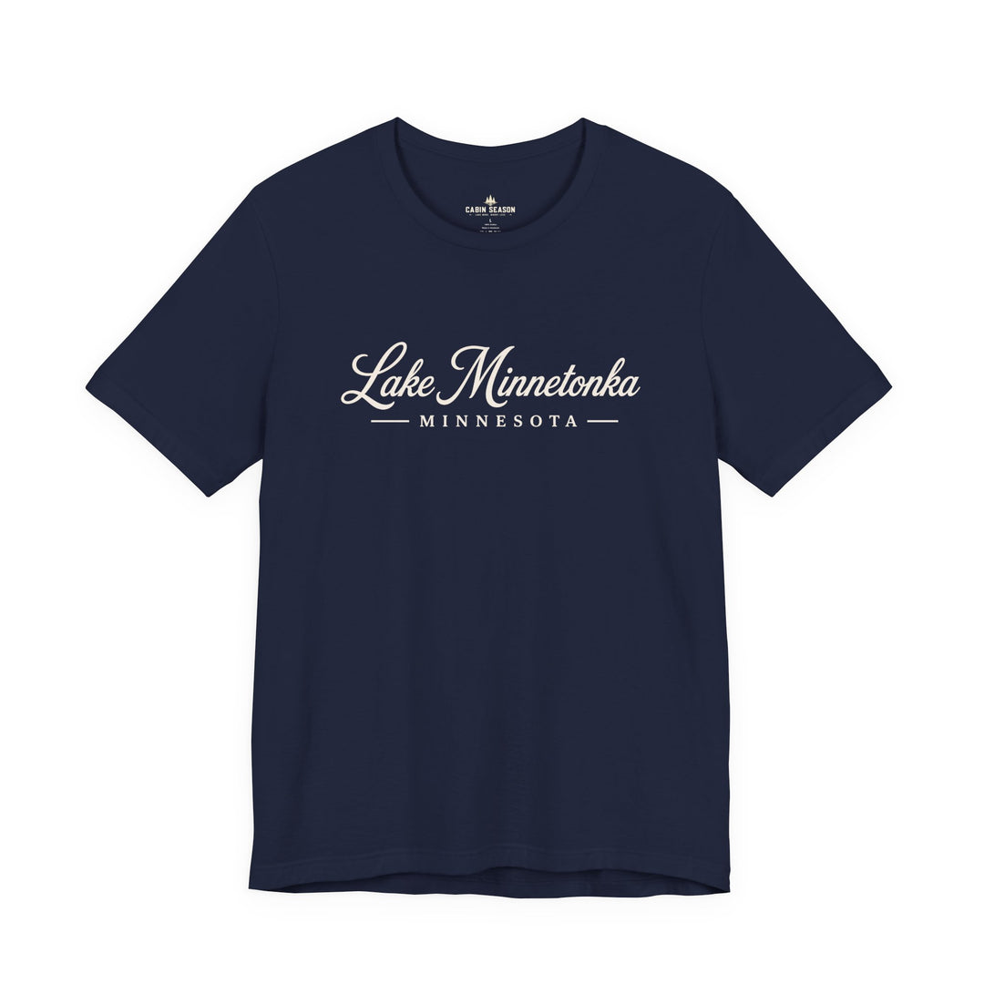 Lake Minnetonka Tee - Minnesota Lake Script Shirt