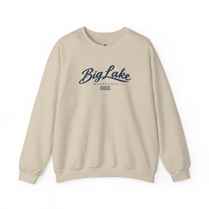 Big Lake Minnesota Crewneck Sweatshirt - Vintage Lake Script Shirt