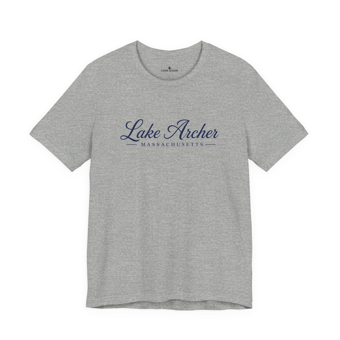 Lake Archer Massachusetts Script T-Shirt