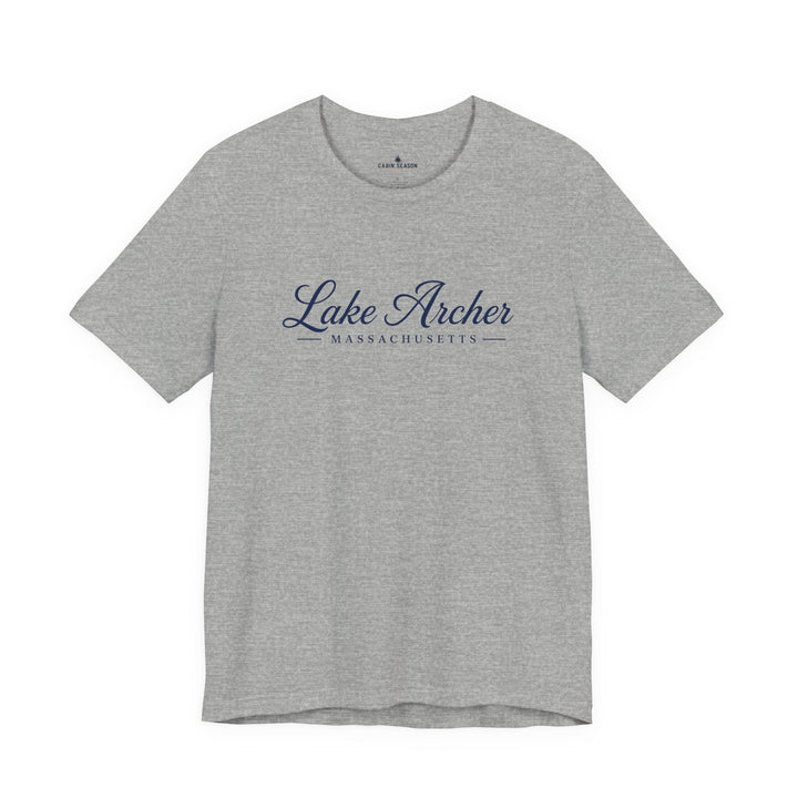 Lake Archer Massachusetts Script T-Shirt