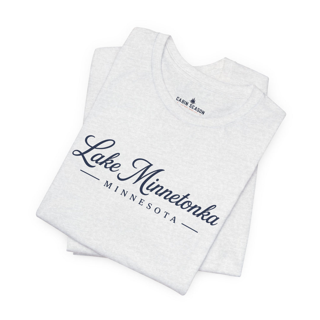 Lake Minnetonka Tee - Minnesota Lake Script Shirt